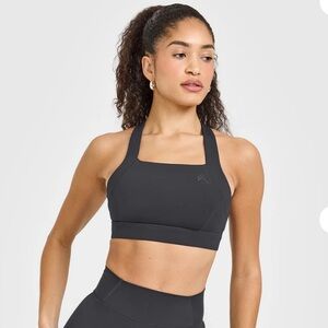 Oner Active TIMELESS WIDE STRAP SPORTS BRA Deep Taupe Size Small